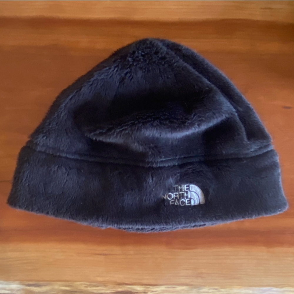 The North Face kids fuzzy beanie